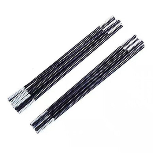 (10 feet) Universal Trampoline Fibre Glass Rods To Replace Top Pole / Metal Ring - W/ Caps