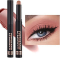 Eyeshadow Stick Soft Creamy Matte Shimmer Eye Shadow Pencil Crayon Highlighting Pigmented Shiny Eyeshadow Pencil Waterproof Classy Shimmer Eye Shadow Sticks (#12)