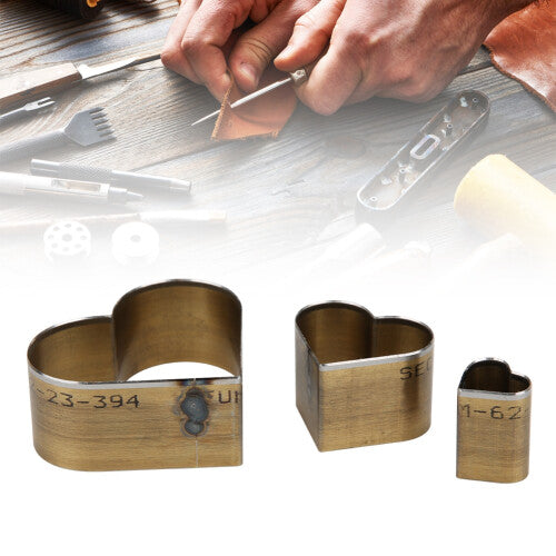 Leather Cutting Die Tool Steel DIY Leather Crafts Cutting Dies Mold Punching Tools(Heart shaped )