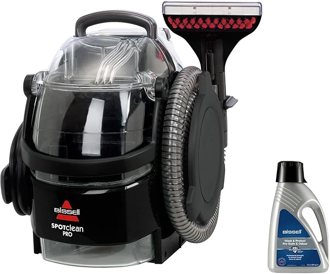 BISSELL SpotClean Pro, Carpet Cleaner, Portable Spot Cleaner 750W, Upholstery Cleaner to Remove Spills & Pet Messes, Carpet Stain Remover for Carpets, Upholstery, Car & Sofa Cleaner, 2.8L, 1558E