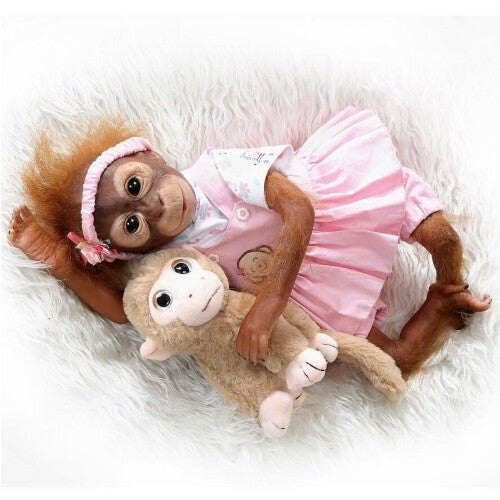 20" Reborn Doll Monkey Realistic Newborn Baby Toy