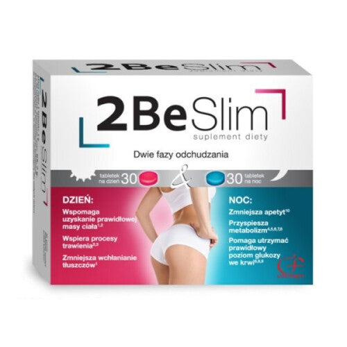 COLFARM 2 BE SLIM Day/Night Weight Loss Support 60 tablets Efektywne Odchudzanie