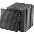 8 x Thick Heavy Duty Gym Flooring Interlocking Floor Mat EVA Foam Yoga Mat 60cm