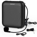 S358 Portable 2000mAH Rechargeable Voice Amplifier with Wired Microphone Headset & Waistband, Personal Microphone and Speaker for Teachers Tour Guides