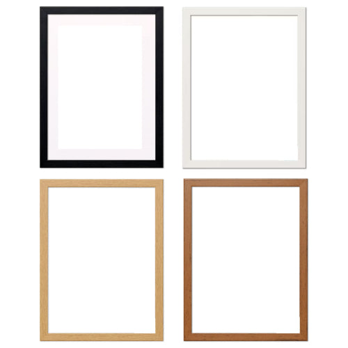 (A2(17x23)inch, Black ) A1 A2 A3 A4 A5 Picture Frame Photo Frame Poster Frames Black, White, Oak And Walnut