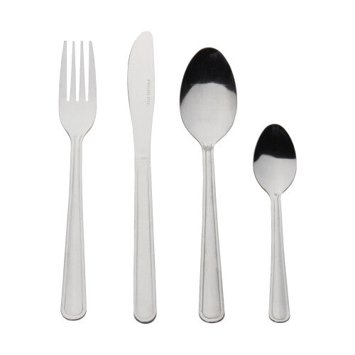 (Full 24pc set) Cutlery Set Stainless Steel Knife,Fork,Tea Spoon