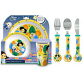 Moon and Me Kids 6 Piece Dinner Set - Plate/Bowl/Cup/Knife/Fork/Spoon