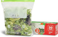 Large Slider Ziplock Bags (30pcs, 1 Gallon / 4.5L) – Reusable Freezer Bags for Meal Prep, Food Storage, Sandwich, & Snacks – Leakproof, Heavy Duty, BPA-Free, Resealable Plastic Bags