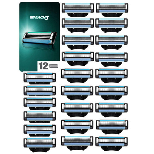 24PCS Mach 3 Manual Razor Blades