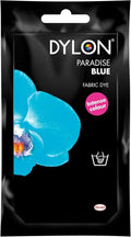 DYLON Hand Dye, Fabric Dye Sachet for Clothes, Soft Furnishings and Projects, 50 g - Paradise Blue