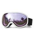 (D) Ski Goggles, Over Glasses Snow Snowboard Goggle with Anti fog Dual lens for Men Women Youth Kids Skiing Skating Snowmobile