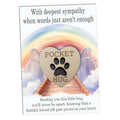 Maise & Rose Pet Loss Sympathy Card and Pocket Hug Token | Bereavement Gift For The Loss Of a Pet Cat, Dog, Rabbit, Hamster, Gerbil, Guinea Pig | Sorry For Your Loss Gift | PLTKN