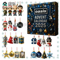 (Oasis British Rock Advent Festival Blind Box, 26*18*3cm) Oasis British rock advent holiday blind box Christmas tree decoration acrylic pendant