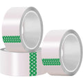 (Clear) Tape 3 Roll Parcel Tape 48mm x 66M Heavy Duty Secure and Sticky Fragile Packing Tape