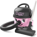 Numatic Hetty HET160T Turbo Cylinder Vacuum Cleaner, Compact 160 Vacuum, A Class - energy efficient A rated, TriTex filtration system with HepaFlo Bags, 10 Metre Cable, 620 W, 6 Litres, Pink