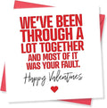 Funny Valentines Card – Cheeky Valentines Card for Him or Her – Valentine’s Day Card for Husband, Wife, Boyfriend or Girlfriend – Made in UK