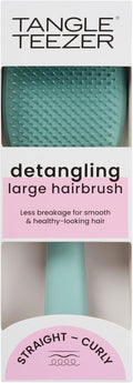 Tangle Teezer Large Ultimate Detangler Hairbrush - For Wet & Dry Hair - Detangling Brush for Thick, Curly & Long Hair - Two-Tiered Teeth Reduce Breakage & Eliminate Knots - Large Paddle - Marine Teal