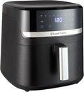 Russell Hobbs Air Fryer [8.3L,Max 200℃, 1800W] (9 Programs, Oil Free Cooking, Rapid Air Technology, Touchscreen, Auto Shut-Off, Keep warm, Roast, Bake, Grill, Dishwasher safe parts) Satisfry 27632