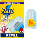 Flash Dust Magnet Duster Sunkissed Refills 9x, Traps and Locks 3x More Dust and Hair Vs Traditional Feather Duster