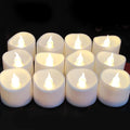 12 Pack Flameless Led Tea Lights Candles with Timer,6 Hours On and 18 Hours Off in 24 Hours Cycle Automatically in Warm White for Wedding,Parting