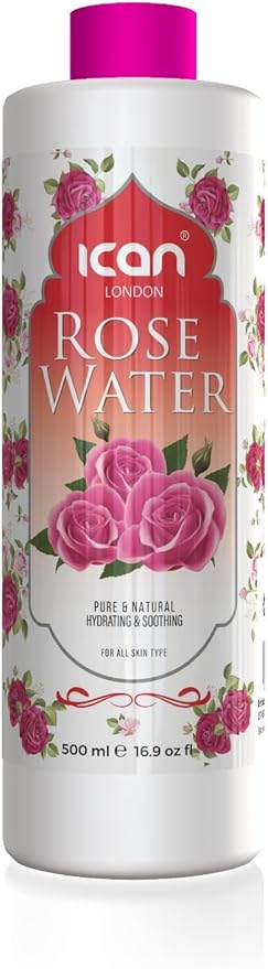 Ican London Natural Rose Water, 500ml (1)