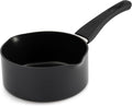 Induction Base Saucepan Nonstick Sauce Pot for Induction, Gas and Electric Hobs, Non Stick Milk pan with Pour Spout (14cm)