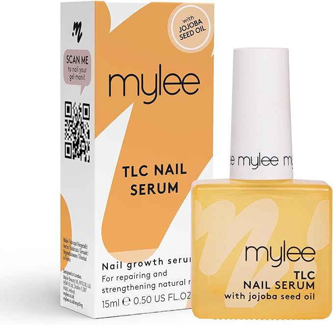 Mylee TLC Nail Serum – 15ml Nail Treatment to Repair Nails, Promote Stronger, Longer & Healthier Growth and Nourish Cuticles, Features Fresh Watermelon Scent, Contains Sweet Almond Oil & Vitamins