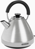 Morphy Richards Venture Pyramid Kettle - Brushed Stainless Steel - 1.5L - Rapid Boil - Metal - 100130