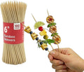 [100 Count] 6 Inch Bamboo Skewers for Kabob, Grilling, Fruits, Appetizers, and Cocktails…