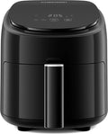 Chefman 2L Mini Air Fryer – Compact and Space-Saving Air Fryer, PFAS-Free Nonstick Basket, Quick & Easy Meals in Minutes, Perfect for Flats and Dorms, Digital Timer and Shake Reminders – Black