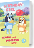 BLUEY BIRTHDAY GIRL BIRTHDAY CARD