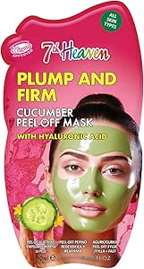 7th Heaven Cucumber Peel Off Face Mask with Hyaluronic Acid - Plump and Firm - All Skin Types
