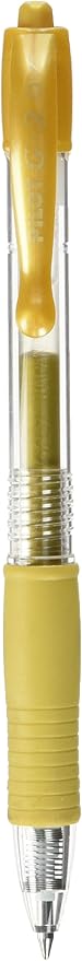 Pilot G207 Retractable Gel Rollerball 0.7 mm Tip (Single Pen) - Gold