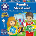 Orchard Toys Penalty Shoot-Out Mini Game - Football Gifts for Boys, Girls, and Toddlers - Number, Counting, and Educational Games for 3+ Year Olds - Travel Games for Kids - 2-4 Players