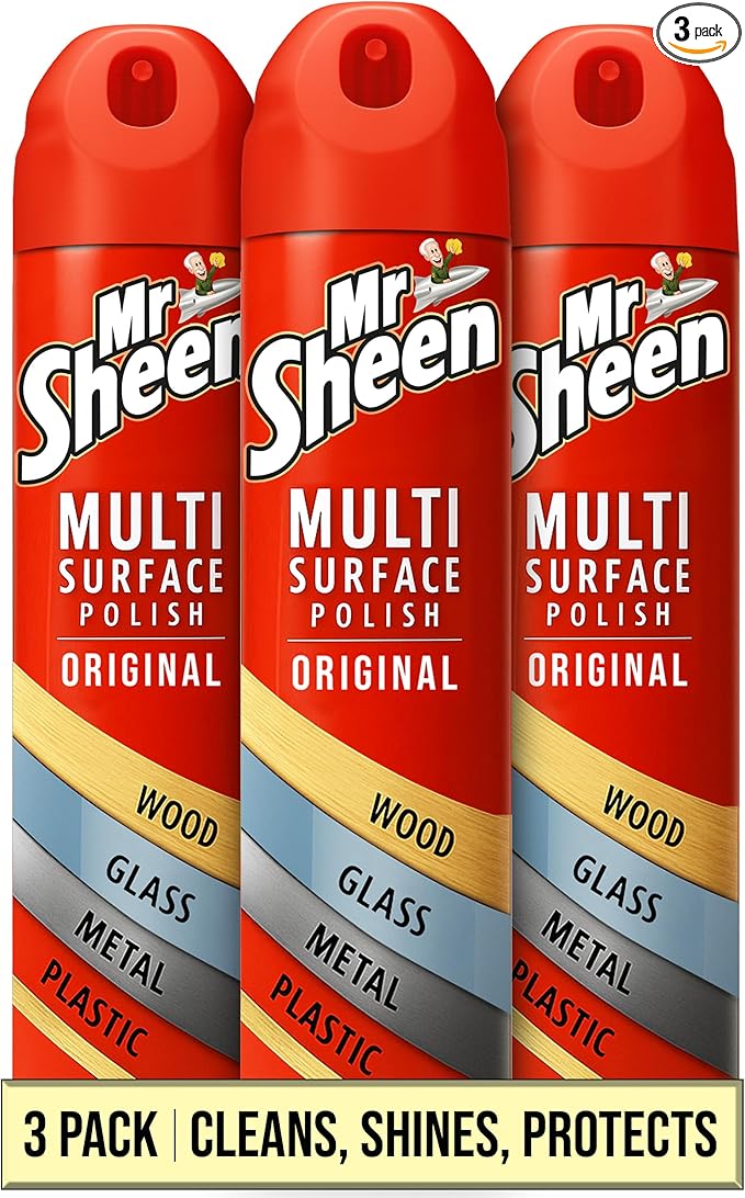 Mr Sheen Multi-Surface Polish Original 250ml Pack of x 3 - packaging may vary