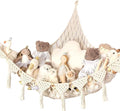 Toy Hammock Stuffed Animal Storage Net Macrame Boho Plush Toy Holder Nursery Hanging Organizer for Bedroom