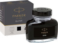 Parker Fountain Pen Ink Bottle | Black QUINK Ink | 57 ml Fountain Pen Refill