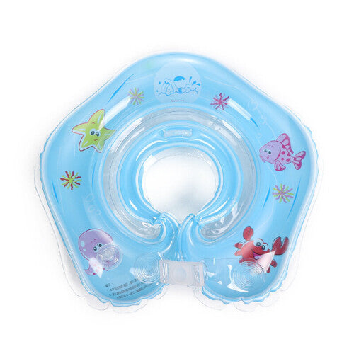 (blue, 1-18 months) swimming pool and bath baby neck ring
