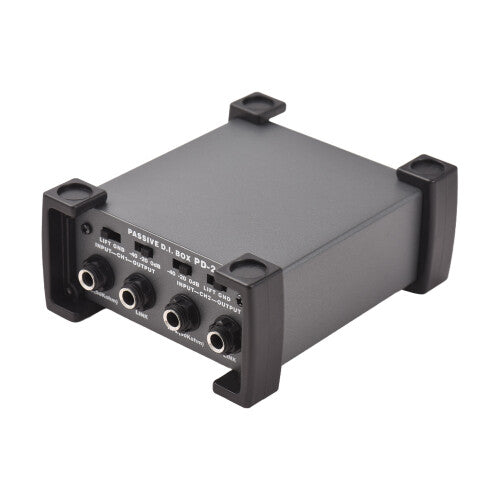 Durable 4-Channel Passive DI Box Signal Matching & Noise-Free Audio