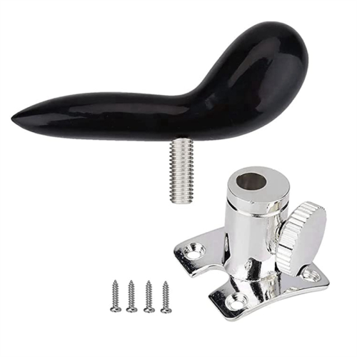 Bassoon Hand Saddle Rest Holder Thumb with Fixing 4 Screws and Base Instruments Accessories