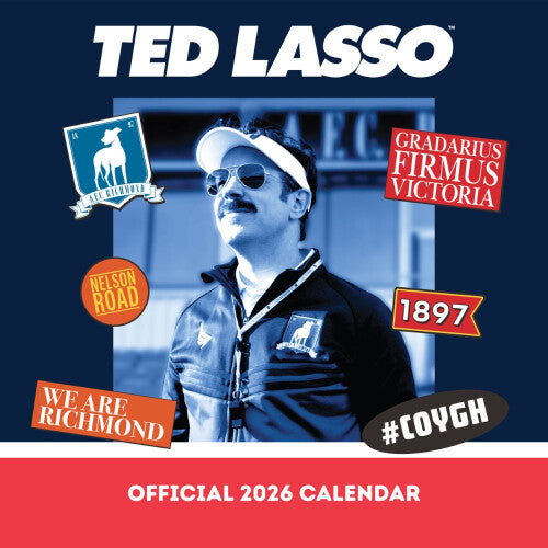TED LASSO 2026 SQUARE CALENDAR