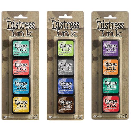 Ranger Tim Holtz Distress Mini Ink Pad Kits - #13  #14 and #15 Bundle