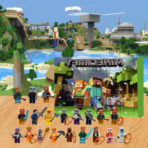 24 Days of Minecraft Advent Calendar with 24 Xmas Treasures