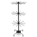 (Black) Jewelry Display Keyring Display 3Tier