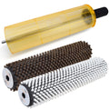 RaceWax Snowboard 300mm Roto Brush Wax Kit Axle-Shield with Nylon and