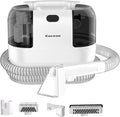 Portable Carpet And Spot Cleaner Machine,Mini Upholstery Cleaner Powerful Suction And Easy To Store, Deep Stain Cleaning For Car Seats,Sofa,Couches with Self-Cleaning And Dual-Size Brush (Milky White)