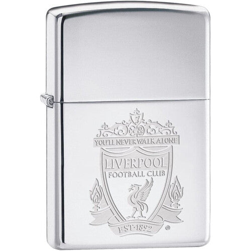 Zippo Liverpool FC High Polished Chrome Petrol Lighter
