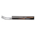 Leather Skiver Carbon Steel Carbon Steel with 4 Replaceable Blades Portable Leather Cutting Thinning Knife for DIY Craft Silver