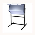 Raffle/Tombola Drum On Floor Stand Large (Size 3) - Silver