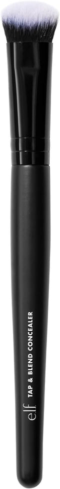 e.l.f. Tap & Blend Concealer Brush, Covers Blemishes & Dark Spots for an Airbrushed Finish with a Precision Tip, Synthetic, Vegan, & Cruelty-Free